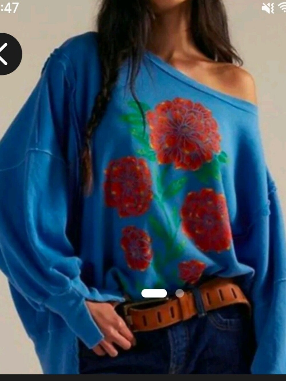 We The Free Graphic Camden Sz Large NWT